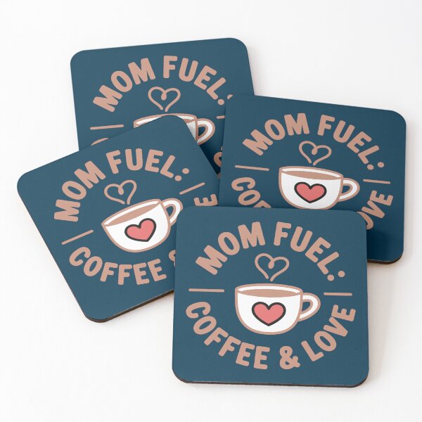 Item preview, Powered by Mom Fuel – Cute Coffee Lover Mom Gift designed and sold by ُEldalal-Design.