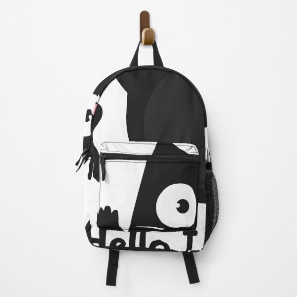 Item preview, Cute Black Cat Quote “Hello I Am Black” Minimal Cartoon designed and sold by Black Cat Merch Company.