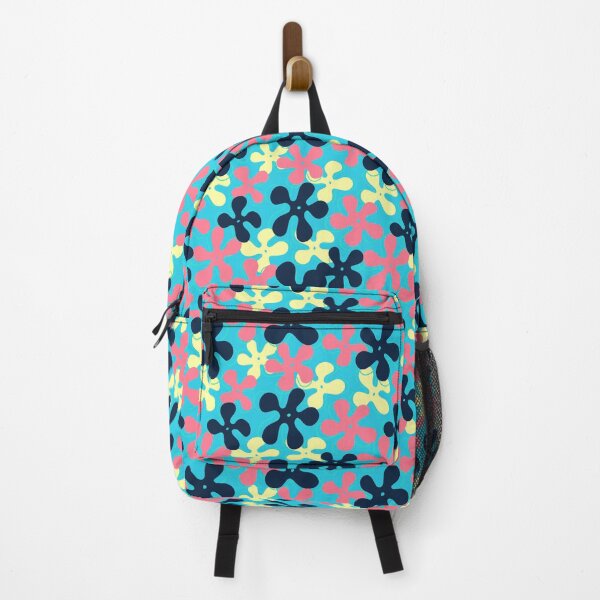 Item preview, Retro Beach Vibes Pattern in Blue, Pink and Yellow designed and sold by Free-Spirit-Meg.