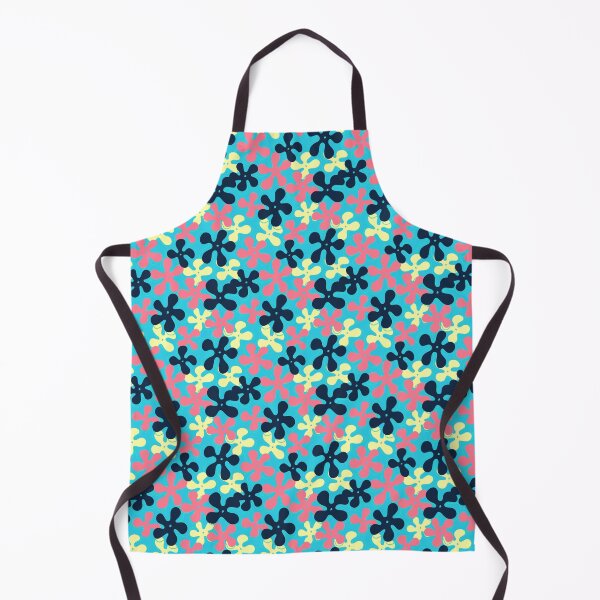 Item preview, Retro Beach Vibes Pattern in Blue, Pink and Yellow designed and sold by Free-Spirit-Meg.