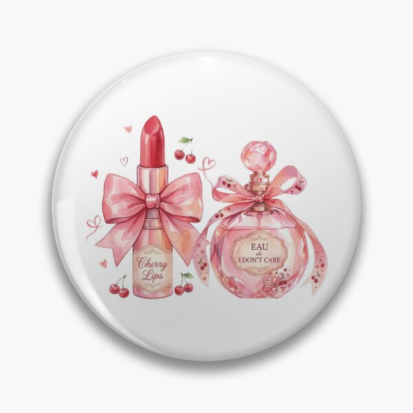 Item preview, Cherry Lips & Eau de I Don’t Care – Coquette Aesthetic Makeup Design designed and sold by aiqdelicia.