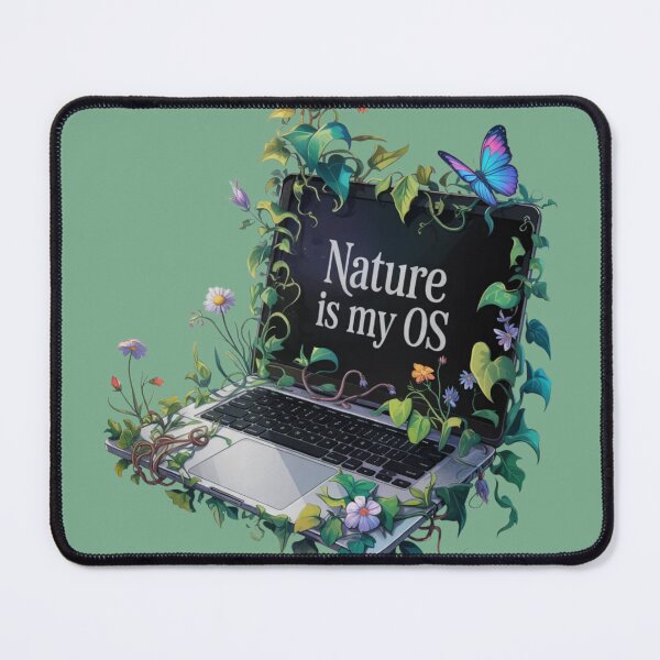 Artikelvorschau, Die Natur ist mein Betriebssystem – Laptop-Aufkleber „Urban Jungle“ & Solarpunk-Kunst entworfen und verkauft von Design_Your_Day.
