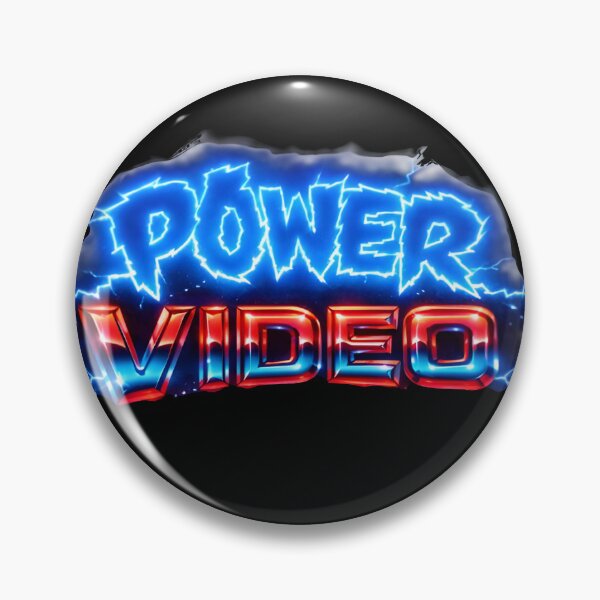 Item preview, Vintage Electric Blue Power Video Design designed and sold by dragonmotor7.