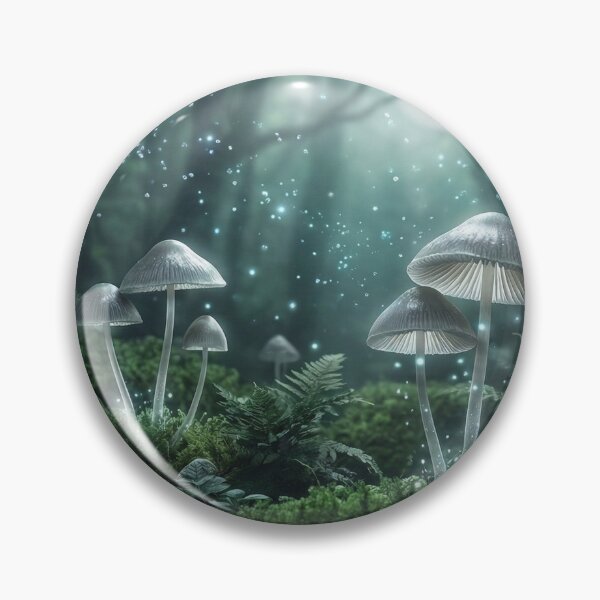 Item preview, Moonlit Mushroom Garden designed and sold by Tamer ⭐⭐⭐⭐⭐.