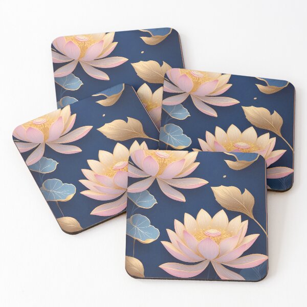 Item preview, Gold & Pink Botanical Luxury Design designed and sold by Bronze-Starr.
