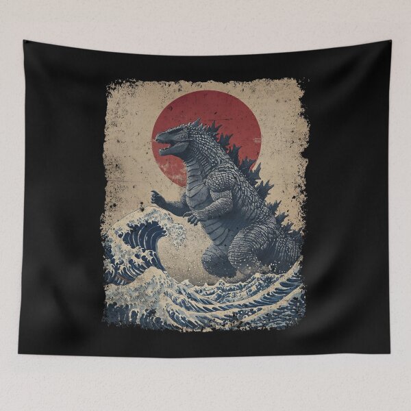 Item preview, Retro Vintage Japanese Legendary Monster Kaiju T-Shirt designed and sold by Somopet ⭐️⭐️⭐️⭐️⭐️.