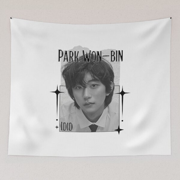Item preview, Id1d Park Won-bin K-Pop Boy Group Portrait korean pop idols nine member group kpop fan art designed and sold by HELL0WBELLO.