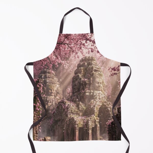 Item preview, Mystical Pink Blossom Temple Ruins designed and sold by Vista Atelier.