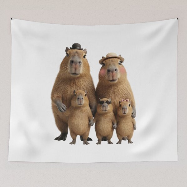 Item preview, Capy Fam designed and sold by Snurly.