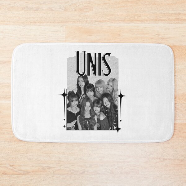 Item preview, Unis Black and White kpop girl group, korean pop idols, eight member girl group designed and sold by HELL0WBELLO.