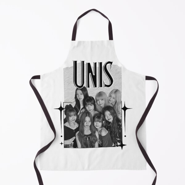 Item preview, Unis Black and White kpop girl group, korean pop idols, eight member girl group designed and sold by HELL0WBELLO.