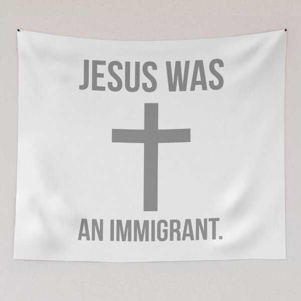 Item preview, Jesus was an immigrant.  designed and sold by Rachel the Artist .