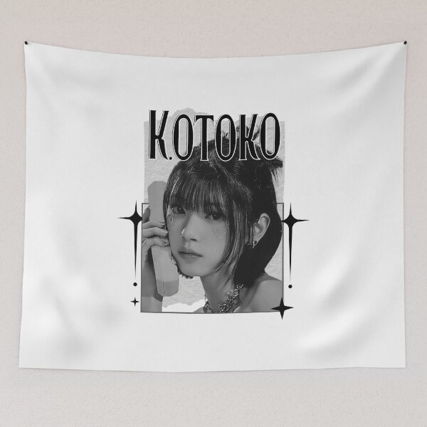 Item preview, Unis Kotoko Black and White kpop girl group, korean pop idols, eight member girl group designed and sold by HELL0WBELLO.