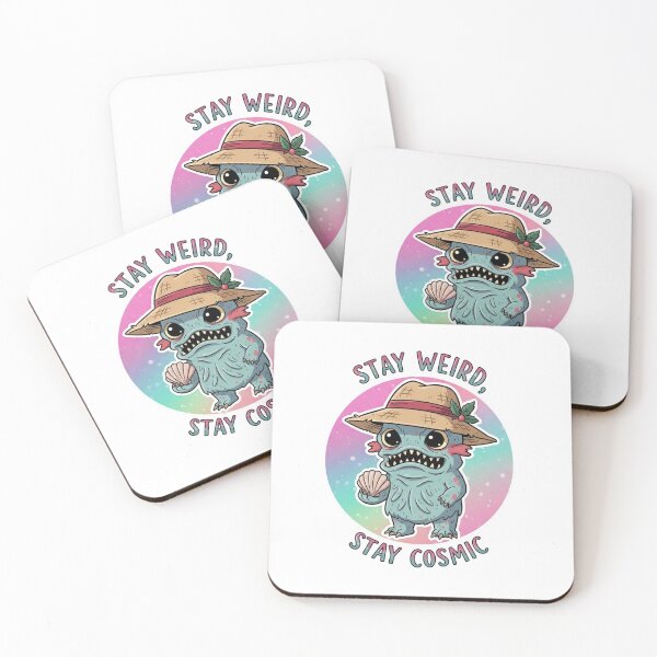 Item preview, Stay weird, stay cosmic designed and sold by Cute&B.