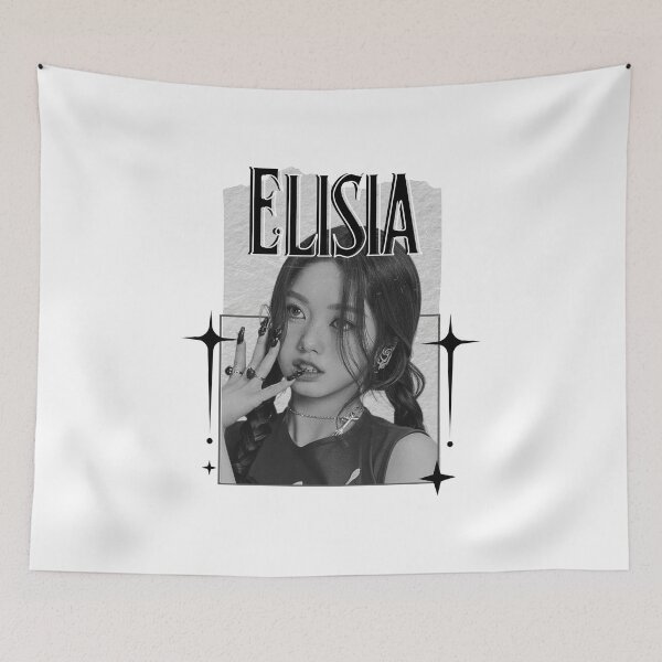 Item preview, Unis Elisia Black and White kpop girl group, korean pop idols, eight member girl group designed and sold by HELL0WBELLO.