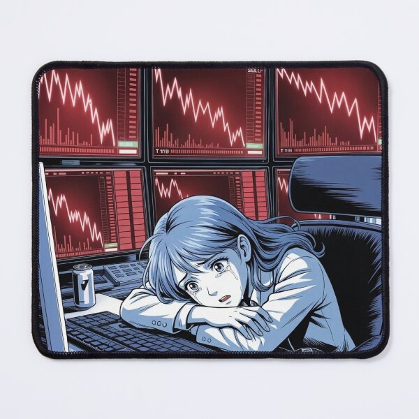 Item preview, When the Market Crashes – Day Trader Anime Design designed and sold by VolatilityEdge.