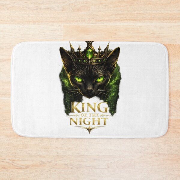 Item preview,  Sphynx Cat King of the Night – Dark Royal Cat Design designed and sold by IrynaLineArt.