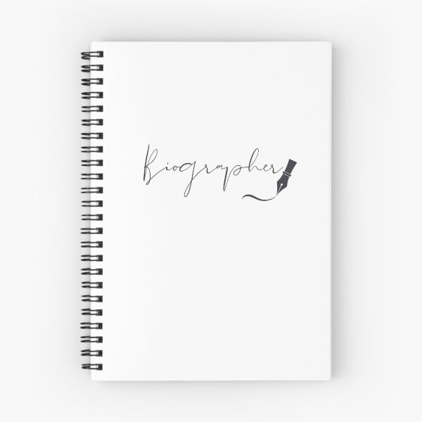 Item preview, Biographer Typography – Writer Identity with Fountain Pen designed and sold by PKDWriterMerch.