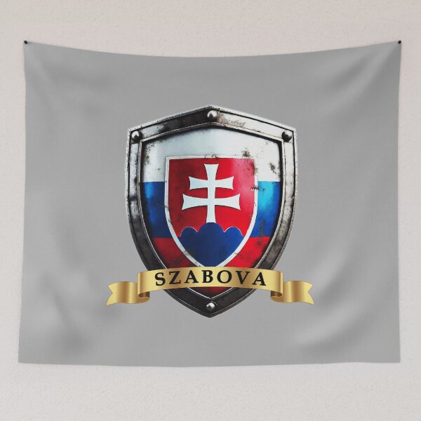 Item preview, Szabova Slovakia National Pride Shield designed and sold by Highlandkings.