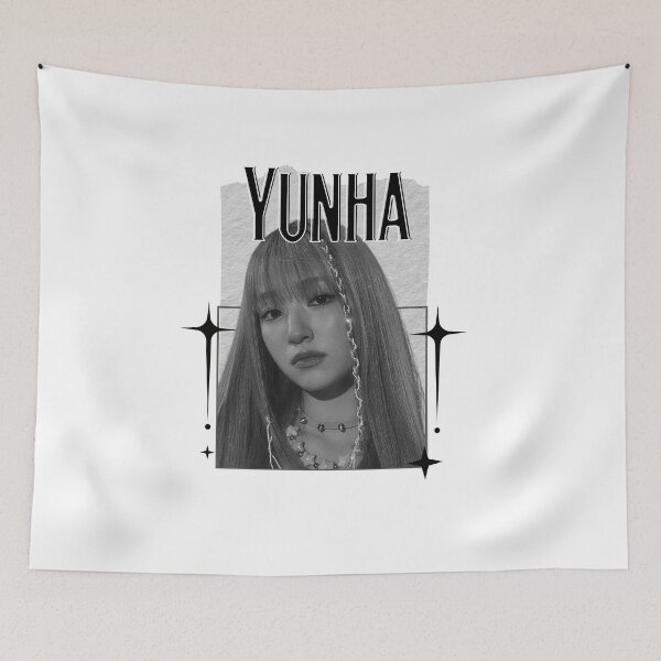 Item preview, Unis Yunha Black and White kpop girl group, korean pop idols, eight member girl group designed and sold by HELL0WBELLO.