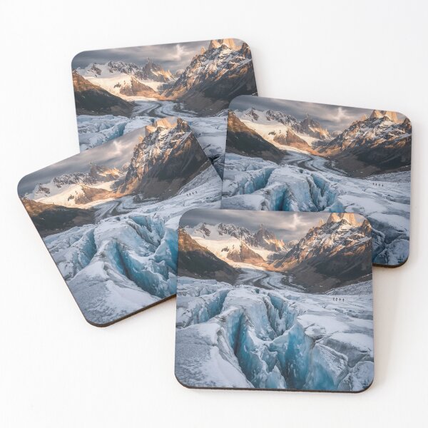 Item preview, Majestic Glacier Crevasse at Sunset designed and sold by Vista Atelier.