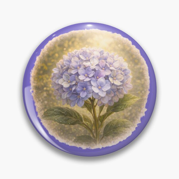 Item preview, Blooming Hydrangea Cluster – Elegant Floral Portrait designed and sold by TheJoyfulPen.