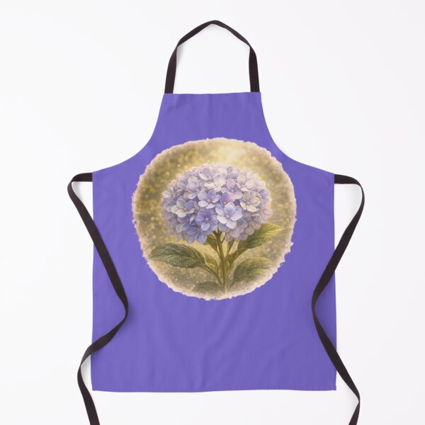 Item preview, Blooming Hydrangea Cluster – Elegant Floral Portrait designed and sold by TheJoyfulPen.