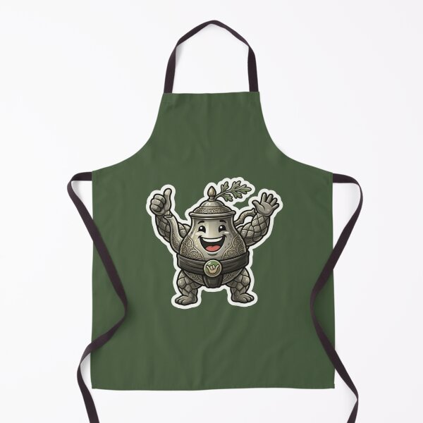 Item preview, Funny Moroccan Sumo Teapot Sticker - Traditional Mint Tea Warrior Art designed and sold by zakman02.