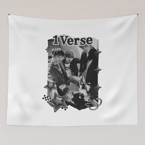 Item preview, 1vers  K-Pop Boy Group Portrait korean pop idols group kpop fan art designed and sold by HELL0WBELLO.