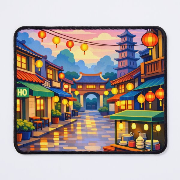 Item preview, Hanoi - Postcard Illustration designed and sold by MatthewHeights.