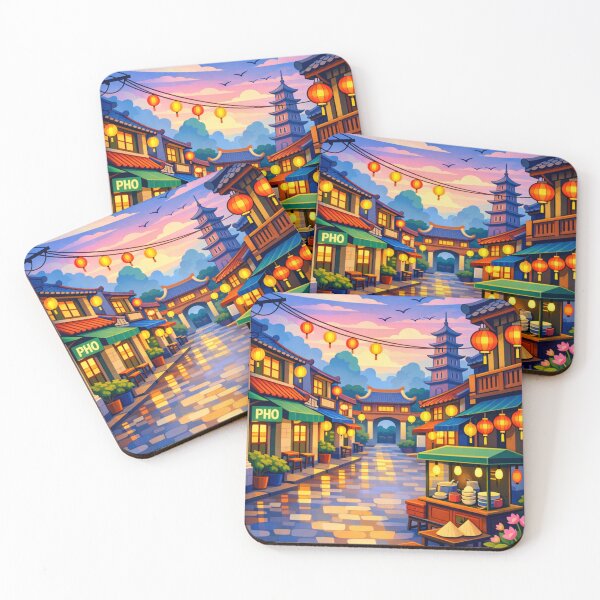 Item preview, Hanoi - Postcard Illustration  designed and sold by MatthewHeights.