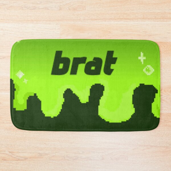 Item preview, Green background print. Brat. Pixel fan art. designed and sold by YaroshMaria.