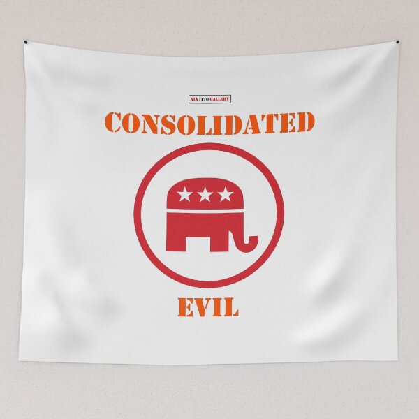 Item preview, Nia Itto Gallery -Consolidated Evil- designed and sold by NIA ITTO GALLERY - Art of John Wyborn.