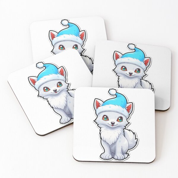 Item preview, Christmas Arctic Fox designed and sold by Solace Sparkles.