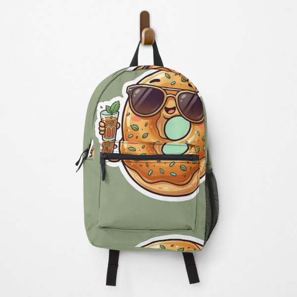 Item preview, Funny Moroccan Mint Tea Donut Sticker - Cool Donut with Sunglasses Art designed and sold by zakman02.