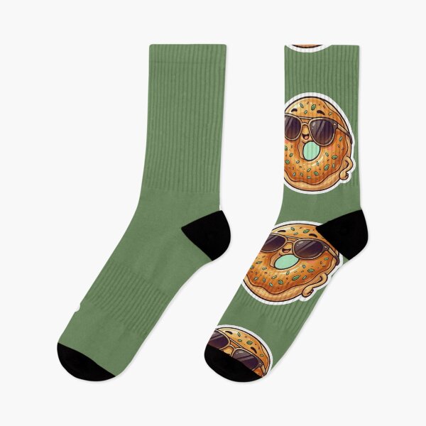Item preview,  Funny Moroccan Mint Tea Donut Sticker - Cool Donut with Sunglasses Art designed and sold by zakman02.