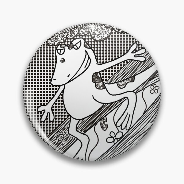 Item preview, Cute Surfing Lizard Kawaii Illustration - Lizard Riding Wave in Bikini Line Art designed and sold by TheArtOfTreble.