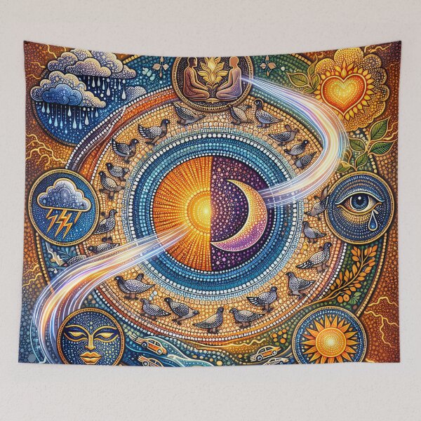 Item preview, Zen Dot Mandala of Absolute Affirmation designed and sold by zenjiinspired.