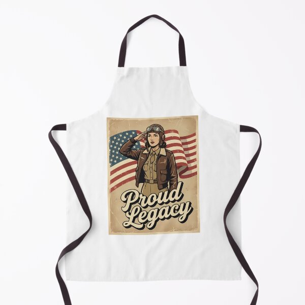 Item preview, Vintage Female Aviator Proud Legacy American Flag designed and sold by chattsuede.