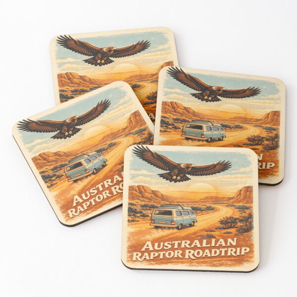 Item preview, Australian Raptor Roadtrip – Wedgetail Eagle Outback Adventure designed and sold by PawPrintCustom.