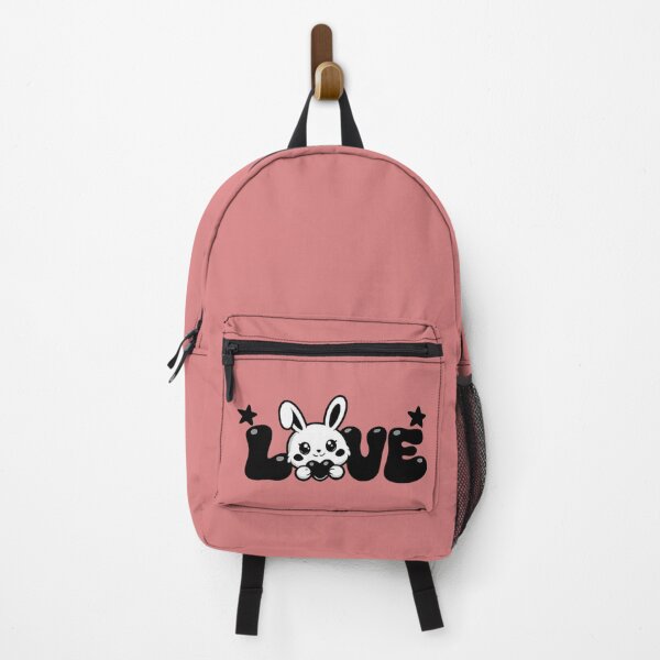 Item preview, Cute Bunny Love Black | Minimalist Kawaii Rabbit | Gift for Women and Teen Girls designed and sold by Unsololugar.