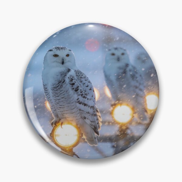 Item preview, Snowy Owls designed and sold by HabitableMoons.
