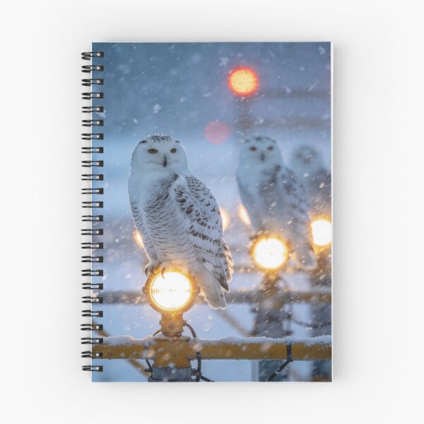 Item preview, Snowy Owls designed and sold by HabitableMoons.