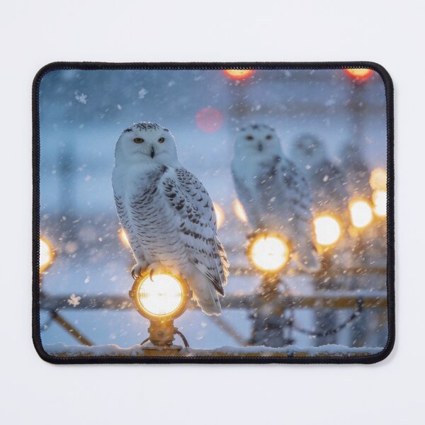 Item preview, Snowy Owls designed and sold by HabitableMoons.