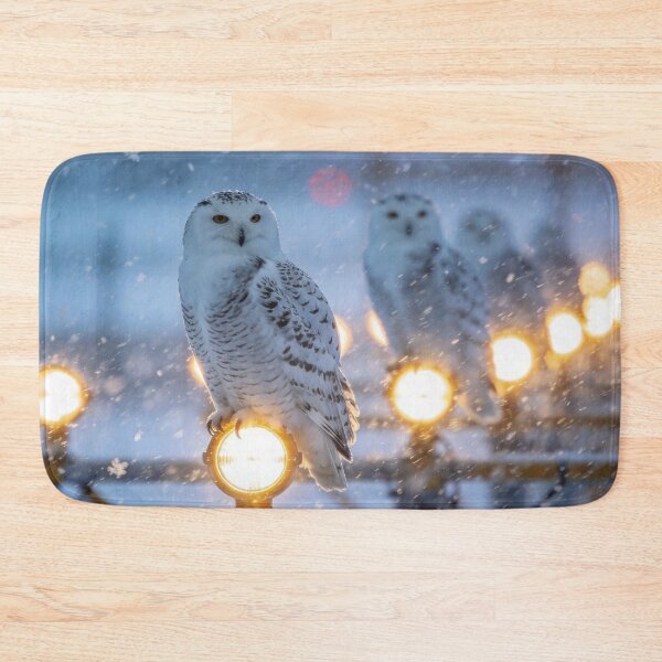 Item preview, Snowy Owls designed and sold by HabitableMoons.
