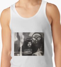 bonzo,john bonham,led,drummer,band,cool,black and white,fan art,rock and roll,shirt,wall art,art,painting,paint Tank Top