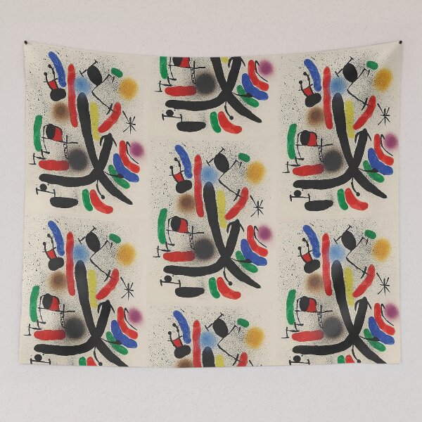 Item preview, Abstract Surreal Shapes Inspired by Joan Miró – Minimalist Colorful Modern Art designed and sold by Bondira-Spono.