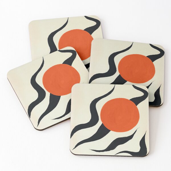Item preview, Abstract Surreal Shapes Inspired by Joan Miró – Minimalist Colorful Modern Art designed and sold by Bondira-Spono.