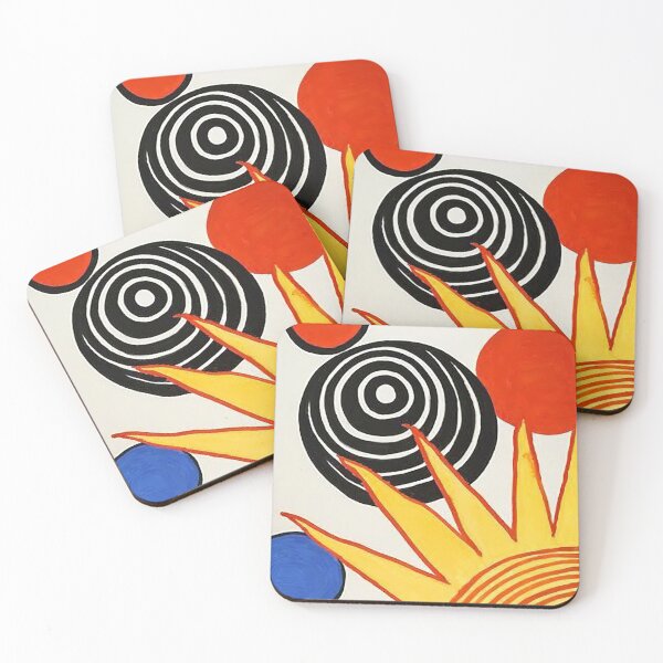 Item preview, Abstract Surreal Shapes Inspired by Joan Miró – Minimalist Colorful Modern Art designed and sold by Bondira-Spono.