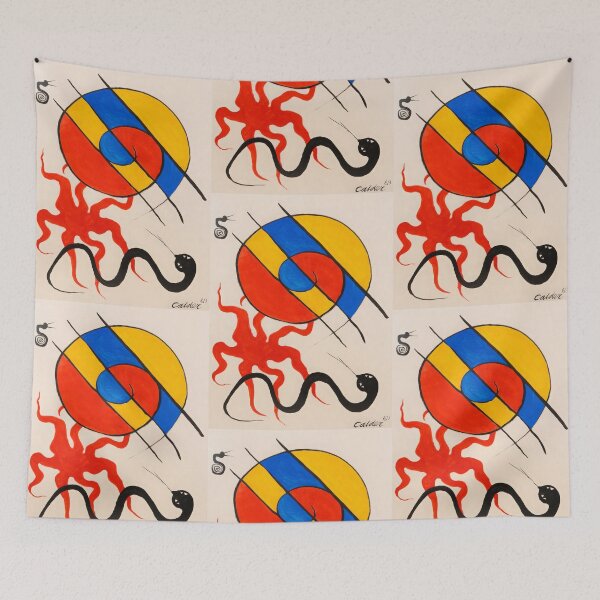 Item preview, Abstract Surreal Shapes Inspired by Joan Miró – Minimalist Colorful Modern Art designed and sold by Bondira-Spono.